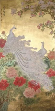 仪征金箔画 金分六层 绚丽夺目