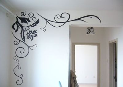 精美手绘墙 让家和春意一起苏醒
