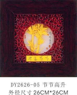 立体金箔画/典雅金箔画节节高升 家居摆挂饰 产品供应