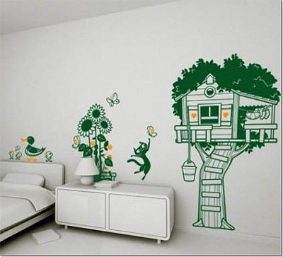 手绘墙--动物 插画艺术--创意图库