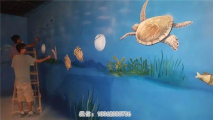 饭馆3D手绘墙|首义路手绘墙|武汉名艺画苑 - 中国制造交易网