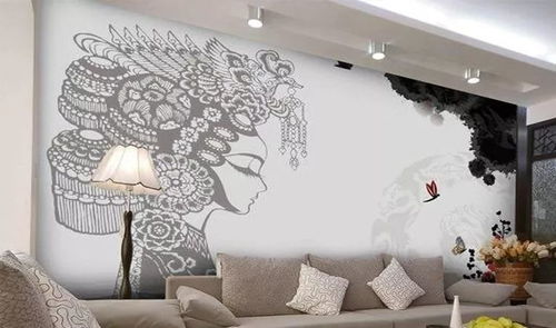 家居装饰新潮流 墙壁上不只挂山水画，墙体艺术正当时